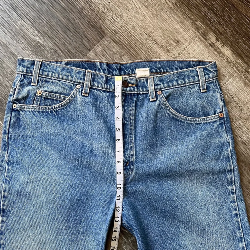 Vintage Levi's 505 Orange Tab Straight Cut Acid Wash Jeans - Picture 10 of 10